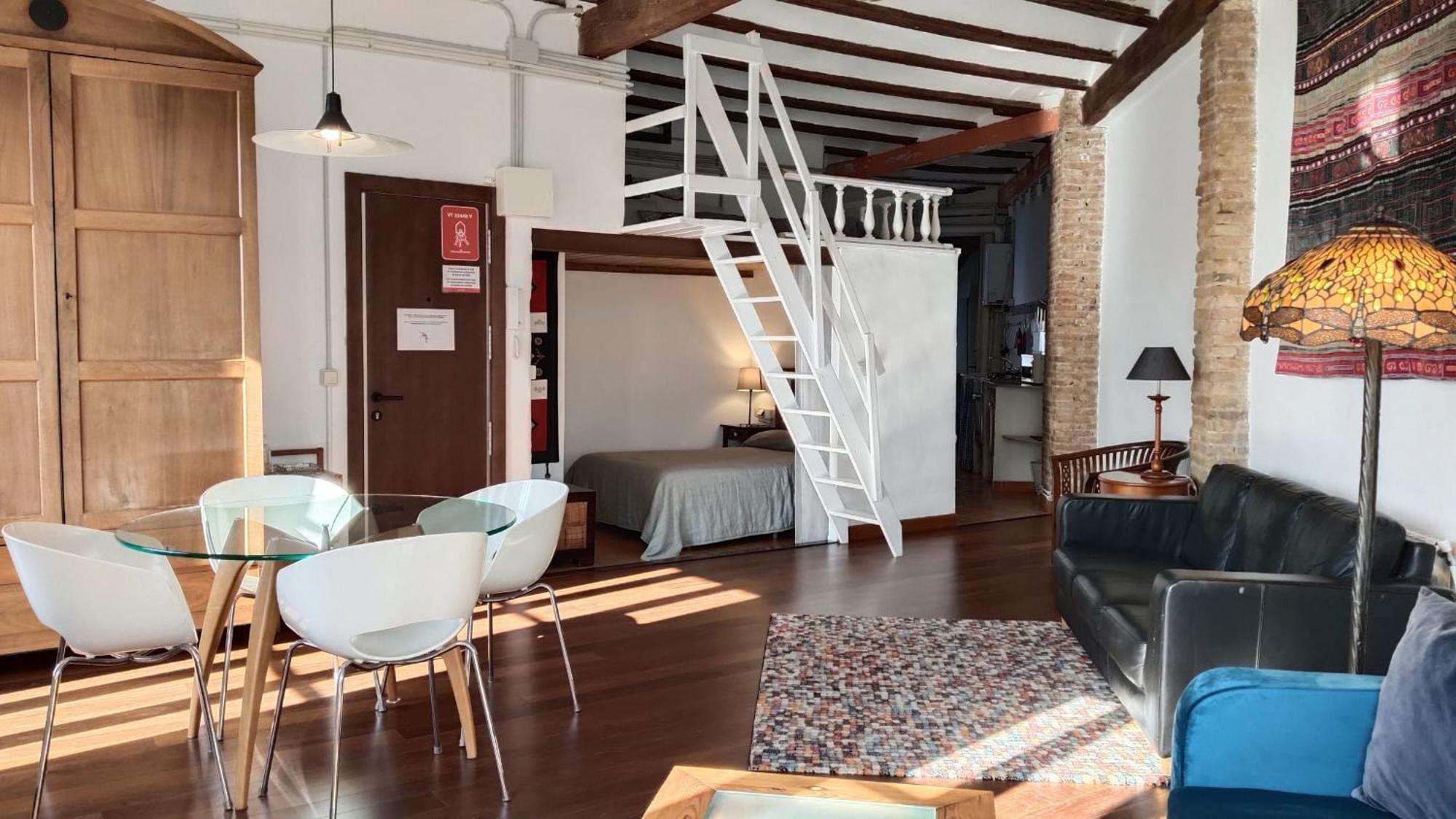 Ferienwohnung Loft El Carmen Amazing Views Valencia Exterior foto