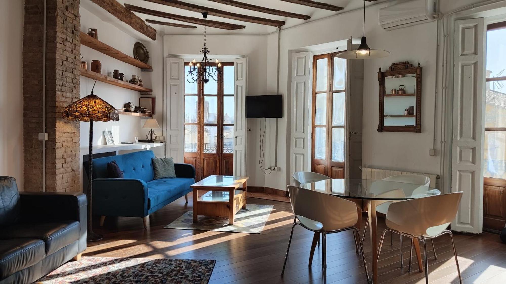 Ferienwohnung Loft El Carmen Amazing Views Valencia Exterior foto